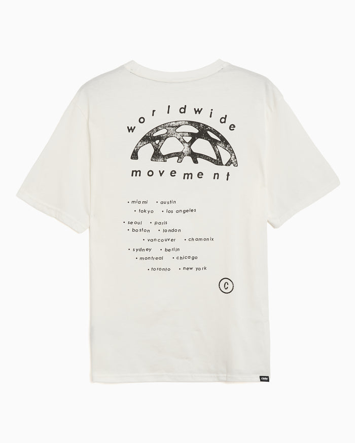 T-Shirts Ciele Athletics WWM 026 Trooper Graphic Relaxed Men's T-Shirt - U-1-TS-0303-WH001