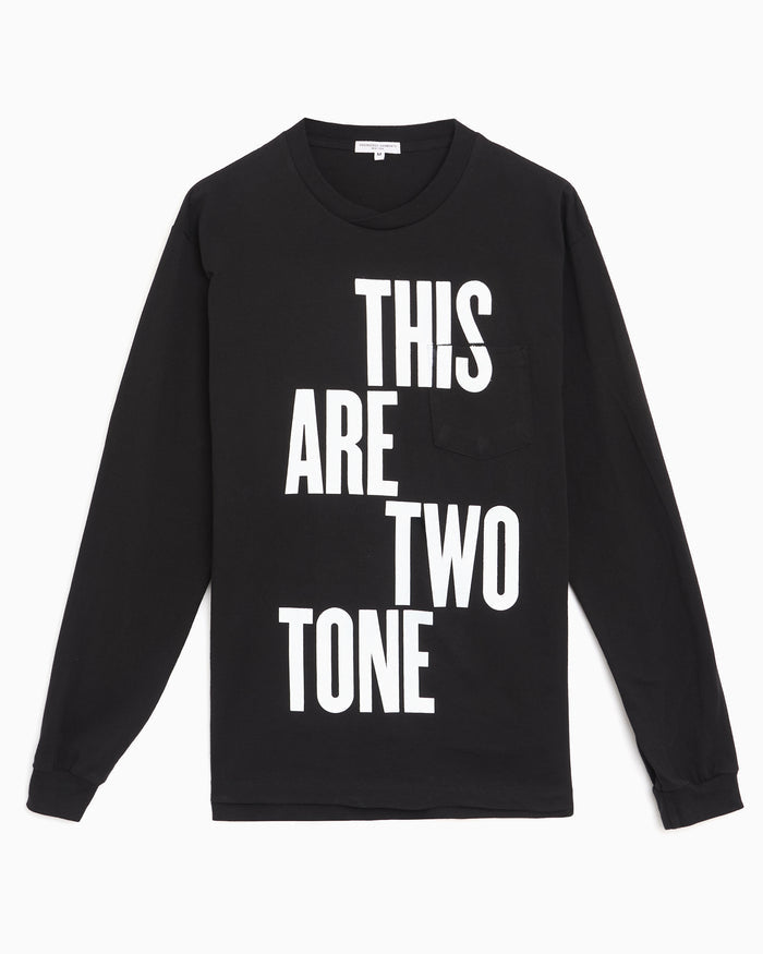 T-Shirts Engineered Garments "Cross" Graphic Long-Sleeved Relaxed Men's T-Shirt - 26S1H057-NP221