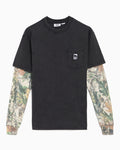 T-Shirts OBEY Clothing Post 2fer Graphic Long-Sleeved Relaxed Men's T-Shirt - 131030150-DUBL