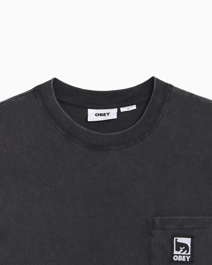 T-Shirts OBEY Clothing Post 2fer Graphic Long-Sleeved Relaxed Men's T-Shirt - 131030150-DUBL