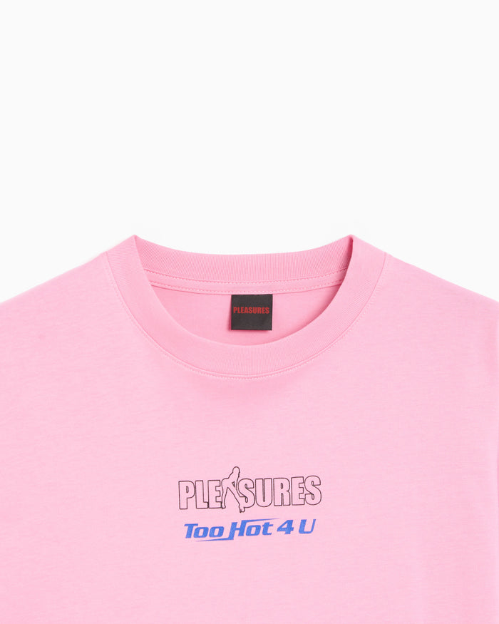 T-Shirts Pleasures Hot 4 U Graphic Long-Sleeved Relaxed Men's T-Shirt - P26SP054-PINK