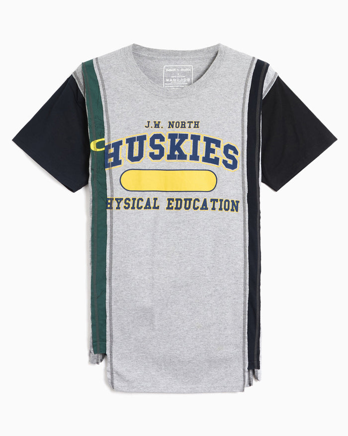 T-Shirts Needles 7 Cut College Graphic Relaxed Unisex T-Shirt - SX500-Assorted-S