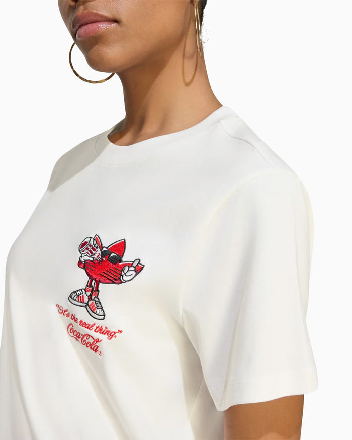 T-Shirts adidas Originals x Coca-Cola Trefi Graphic Relaxed Women's T-Shirt - KY7572