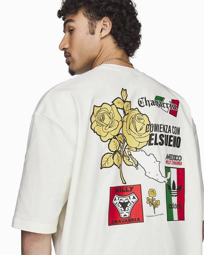 T-Shirts adidas Originals x Willy Chavarria Graphic Relaxed Men's T-Shirt - KY7707