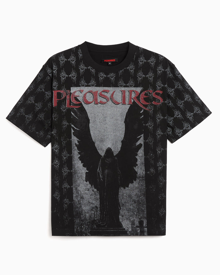 T-Shirts Pleasures Judgement Graphic Relaxed Men's T-Shirt - P26SP019-BLACK