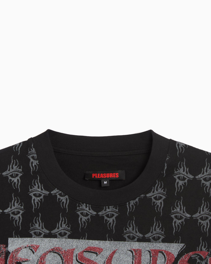 T-Shirts Pleasures Judgement Graphic Relaxed Men's T-Shirt - P26SP019-BLACK