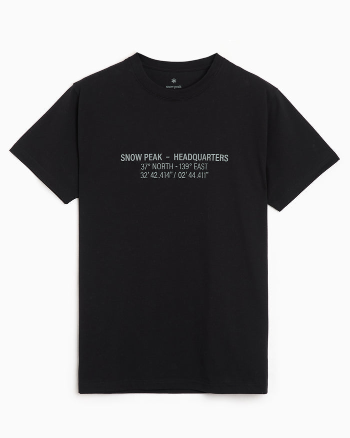 T-Shirts Snow Peak HQ Topographic Map Graphic Relaxed Men's T-Shirt - TS-26SU003