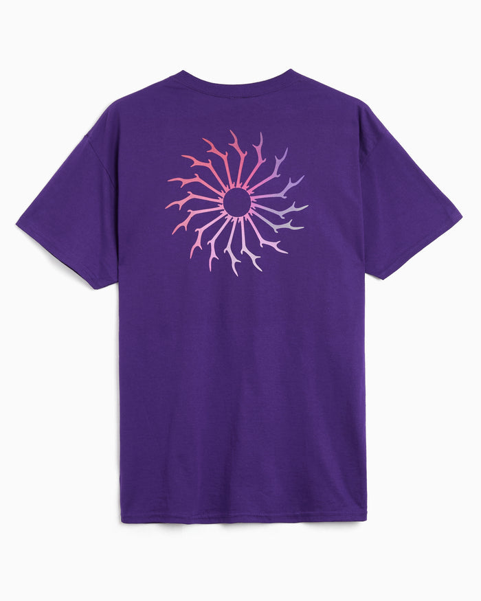 T-Shirts South2 West8 Gradation Graphic Relaxed Men's T-Shirt - SX751-A-Purple