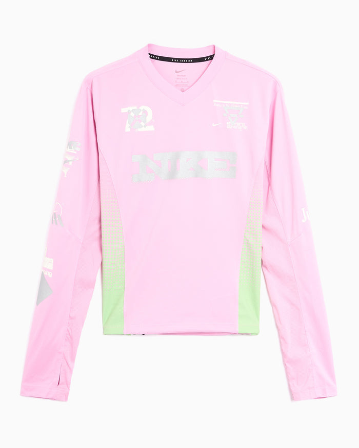 T-Shirts Nike Running Graphic Long-Sleeved Slim Women's T-Shirt - IM7542-621