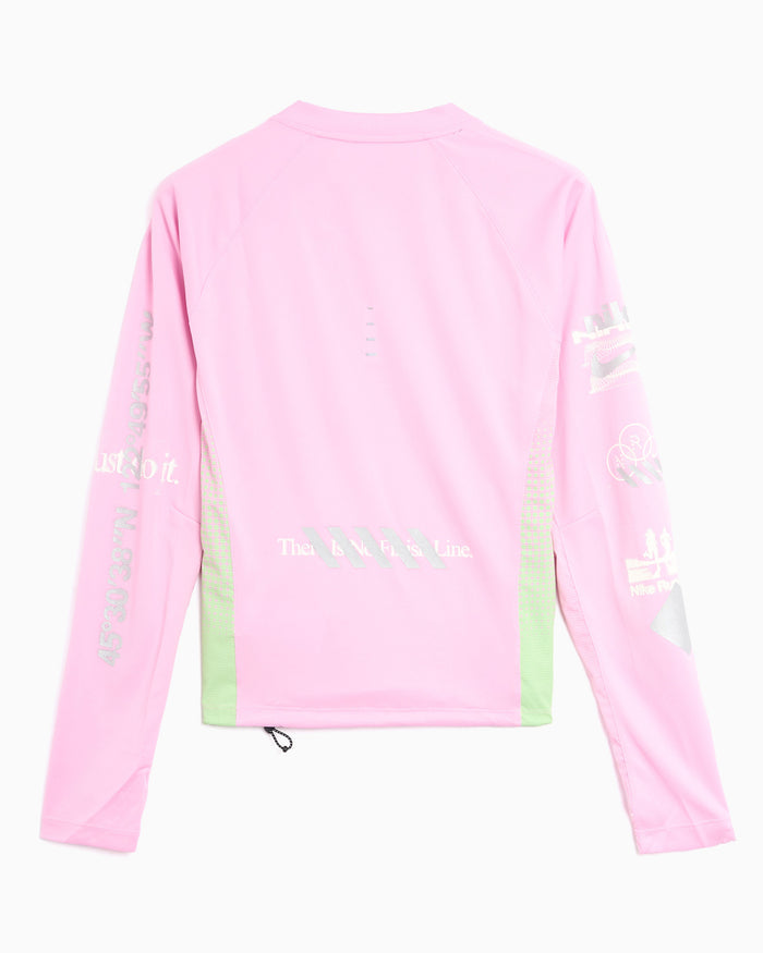T-Shirts Nike Running Graphic Long-Sleeved Slim Women's T-Shirt - IM7542-621