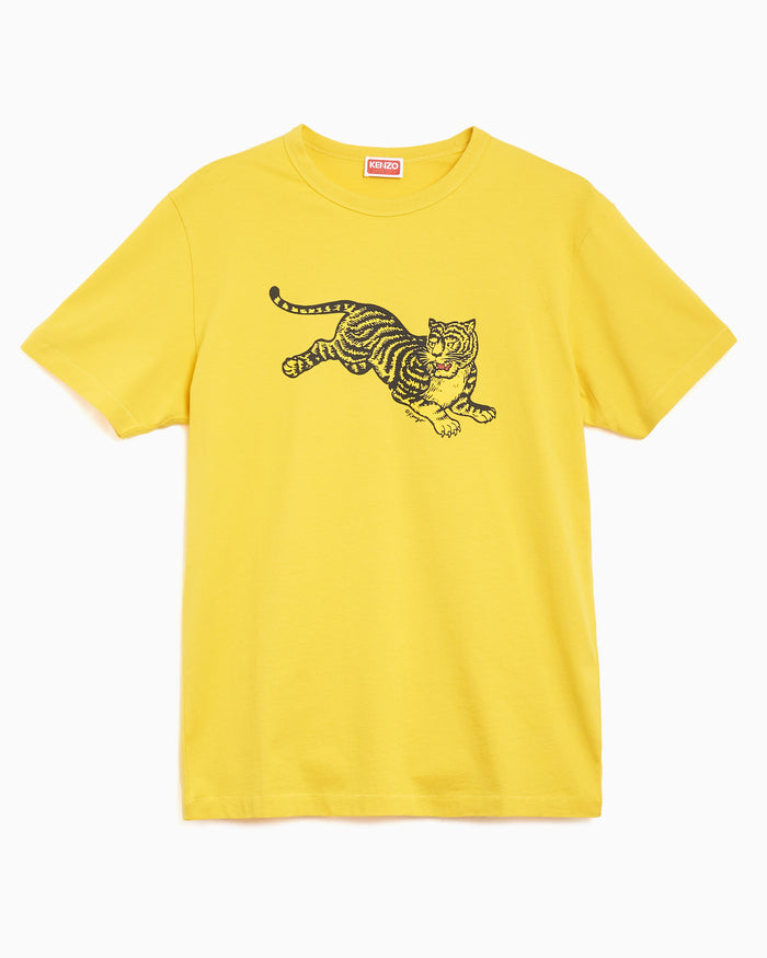 T-Shirts Kenzo Jumping Tiger Graphic Slim Men's T-Shirt - FG65TS1654SG-40