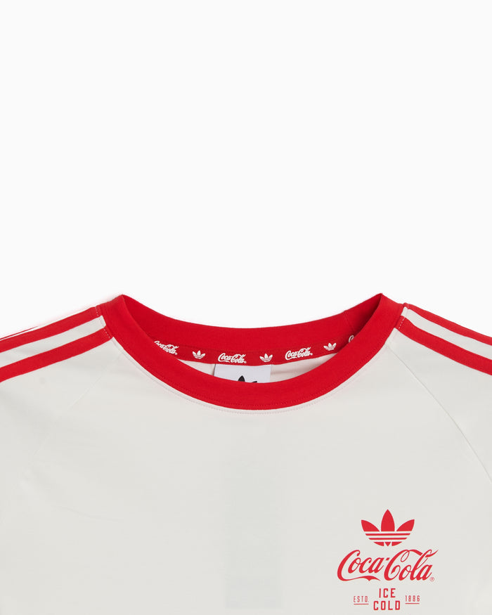 T-Shirts adidas Originals x Coca-Cola 3-Stripes Graphic Slim Women's T-Shirt - KY7559