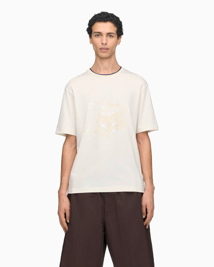 T-Shirts Y-3 x Wales Bonner Graphic Men's T-Shirt - KS3977