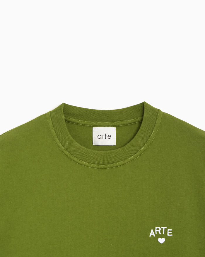 T-Shirts Arte Antwerp Cor Logo Men's T-Shirt - AW26-116T-Green