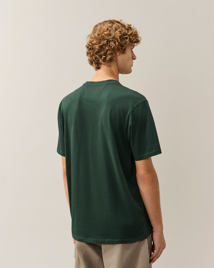 T-Shirts CP Company Logo Men's T-Shirt - 21CMTS726A005100W-697