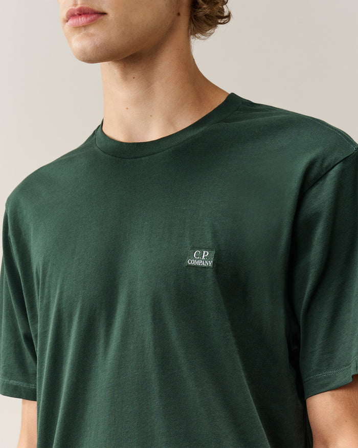 T-Shirts CP Company Logo Men's T-Shirt - 21CMTS726A005100W-697
