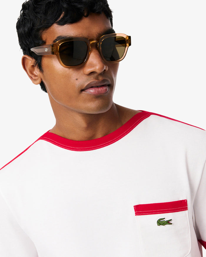 T-Shirts Lacoste Re-edition Logo Men's T-Shirt - TH1789-00-3MI