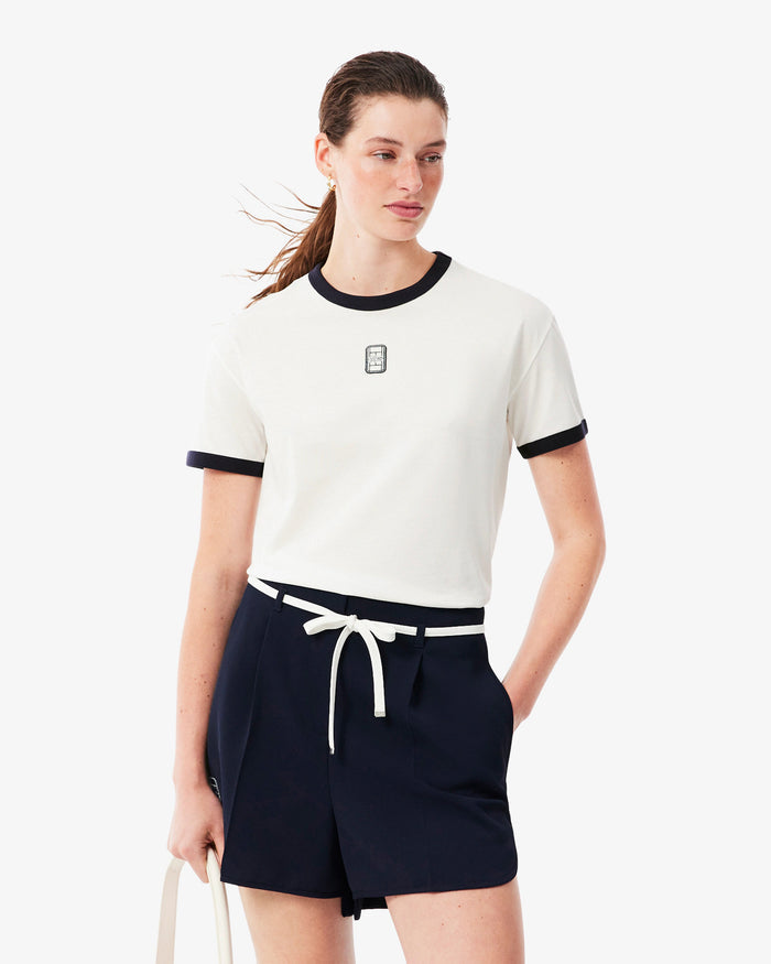 T-Shirts Lacoste Runway Logo Women's T-Shirt - TF8124-00-M4U