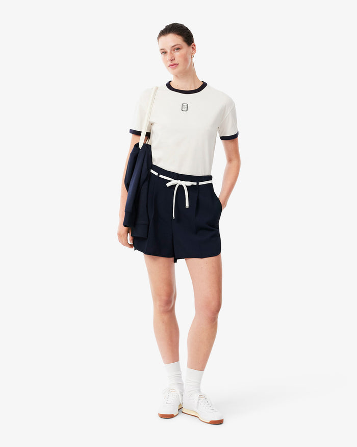T-Shirts Lacoste Runway Logo Women's T-Shirt - TF8124-00-M4U