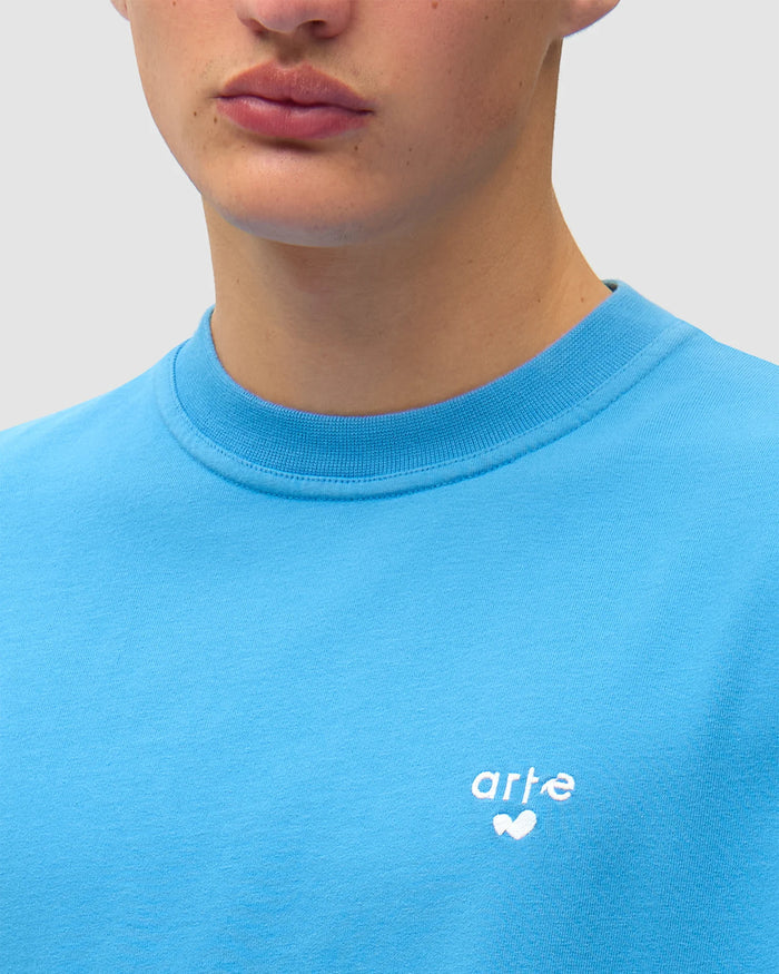 T-Shirts Arte Antwerp Heart Logo Relaxed Men's T-Shirt - SS26-125T-Blue
