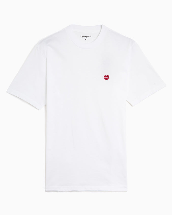 T-Shirts Carhartt WIP Small Heart Logo Relaxed Men's T-Shirt - I037116-1WZXX