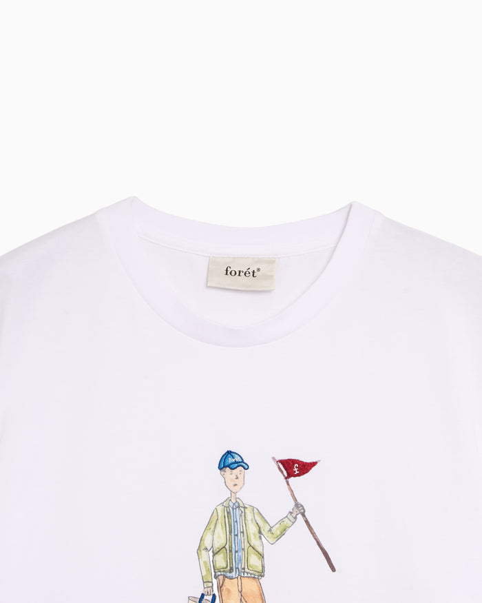 T-Shirts forét Patrol Men's T-Shirt - F1022-WHITE