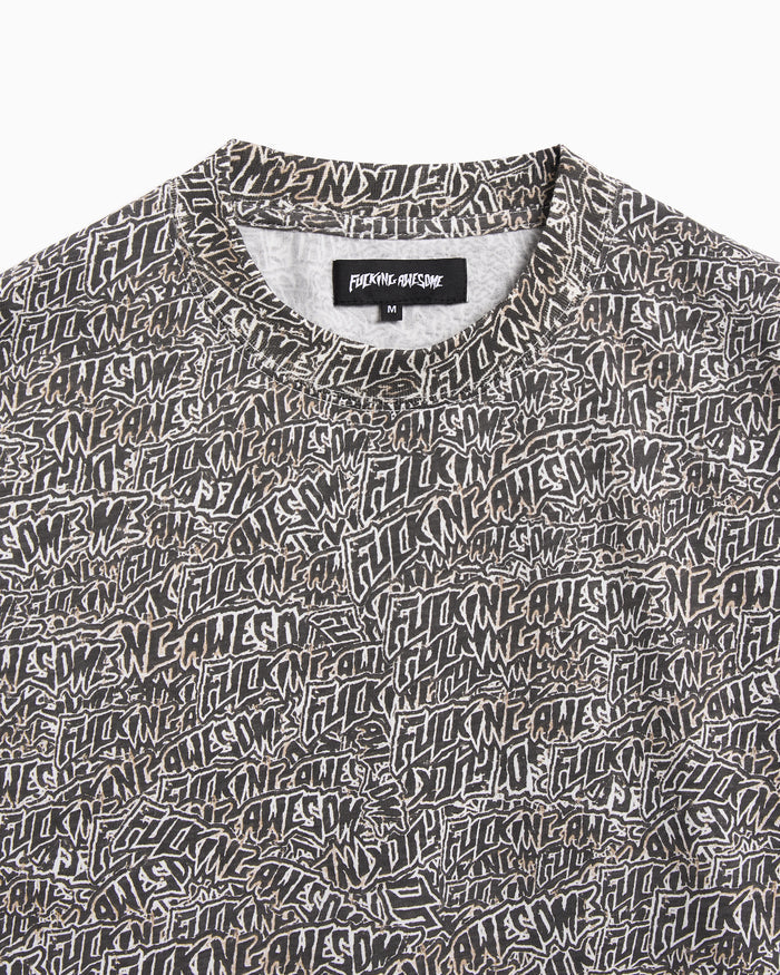 T-Shirts Fucking Awesome Burnt Sticker Stamp Men's T-Shirt - PN25330