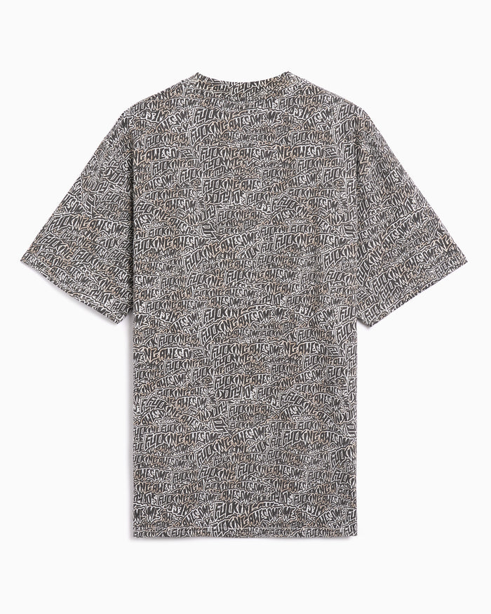 T-Shirts Fucking Awesome Burnt Sticker Stamp Men's T-Shirt - PN25330