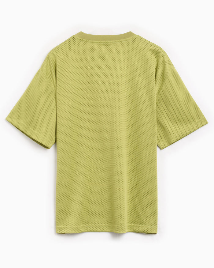 T-Shirts Pleasures Motive Men's Mesh T-Shirt Men's T-Shirt - P24SU006-OLIVE