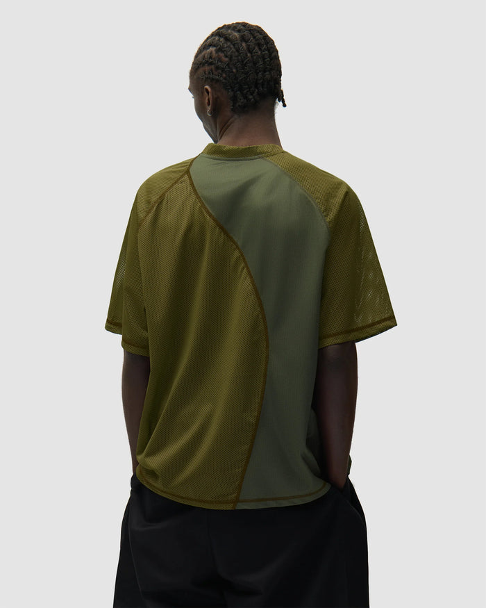 T-Shirts Arte Antwerp Multi Mesh Relaxed Men's T-Shirt - SS26-002T-Green