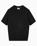 T-Shirts Arte Antwerp Crochet Half-Sleeved Relaxed Men's T-Shirt - SS26-088K-Black