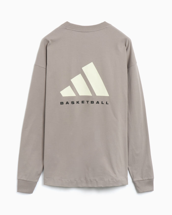 T-Shirts One Basketball adidas Performance One Basketball Unisex Long Sleeve T-Shirt Relaxed Unisex T-Shirt - JD6130