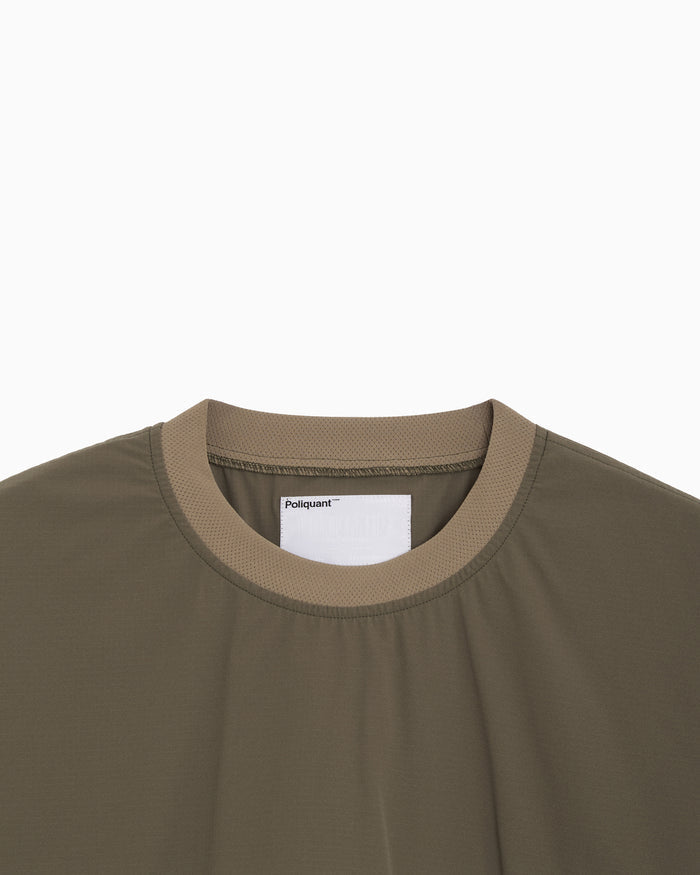 T-Shirts Poliquant The Deformed Relaxed Men's T-Shirt - 2601004-OLIVE