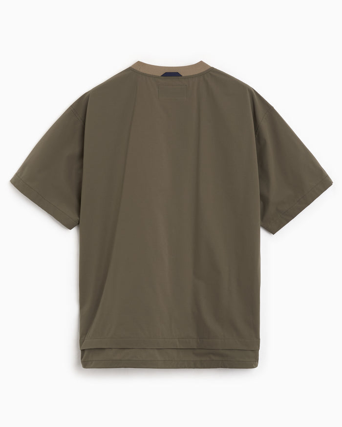 T-Shirts Poliquant The Deformed Relaxed Men's T-Shirt - 2601004-OLIVE