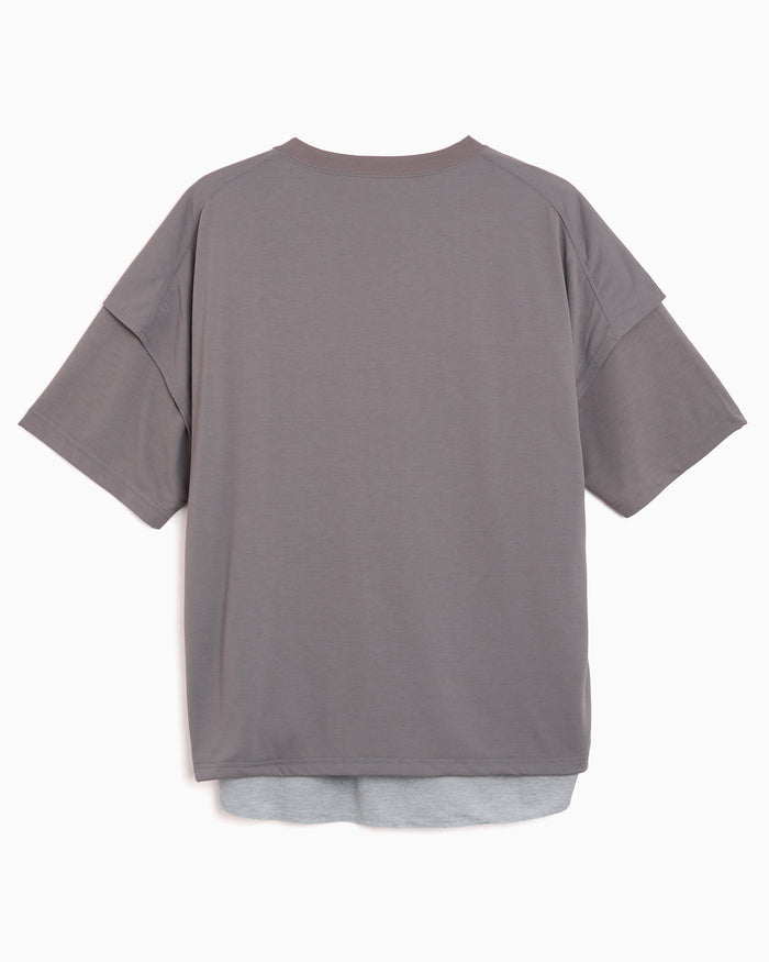 T-Shirts Poliquant The Linked Layer Relaxed Men's T-Shirt - 2601003-GREY