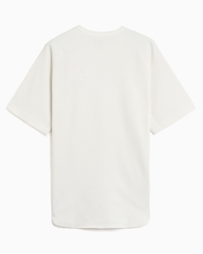T-Shirts Snow Peak Dry Waffle Water-Repellent Relaxed Men's T-Shirt - CS-26SU012-OFF WHITE