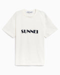 T-Shirts Sunnei Classic Big Logo Embroidered Unisex T-Shirt Unisex T-Shirt - MRTWXJER069-JER012-7478