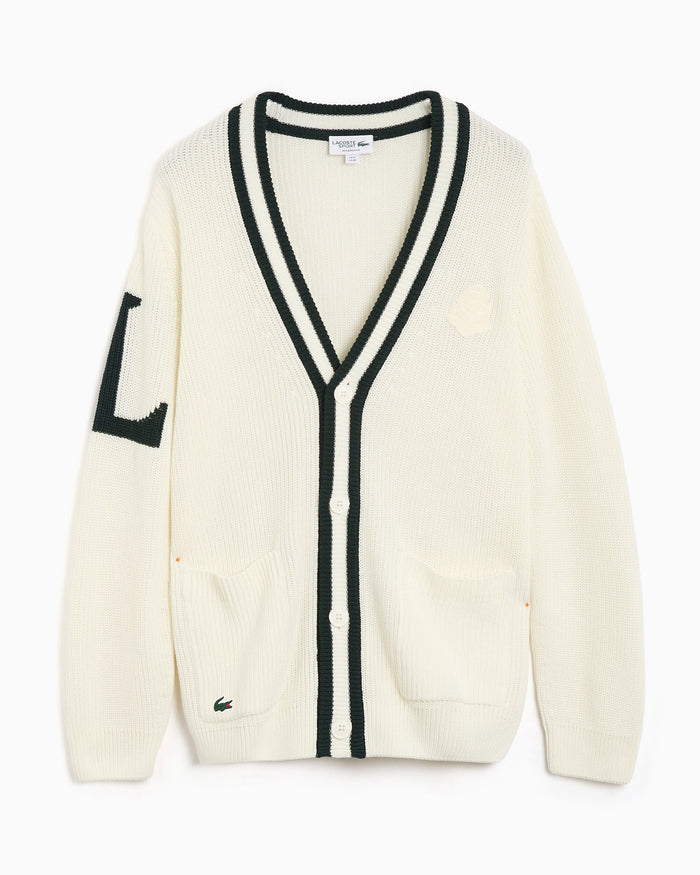 Jackets Coats Lacoste Golf Logo Relaxed Cardigan - AH6868-00-0LP