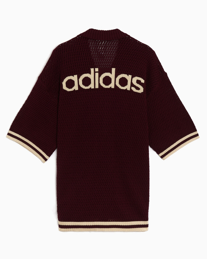 Jackets Coats adidas Originals "Munich" Crochet Logo Relaxed Men's Cardigan - KQ6977