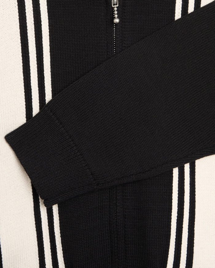 Jackets Coats OBEY Clothing Matt Striped Men's Cardigan - 151010046-BKM