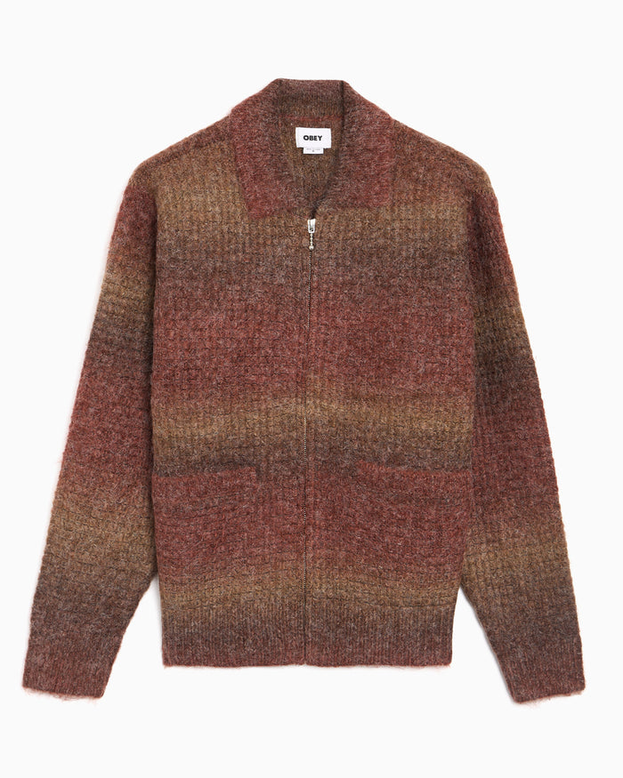 Jackets Coats OBEY Clothing Anton Men's Cardigan - 151010054-BWM