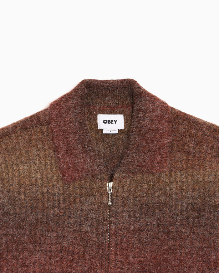 Jackets Coats OBEY Clothing Anton Men's Cardigan - 151010054-BWM