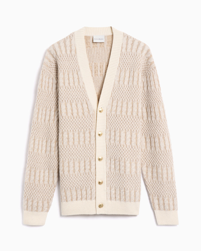 Jackets Coats Drôle de Monsieur Relaxed Men's Cardigan - CA160-WO018-OW