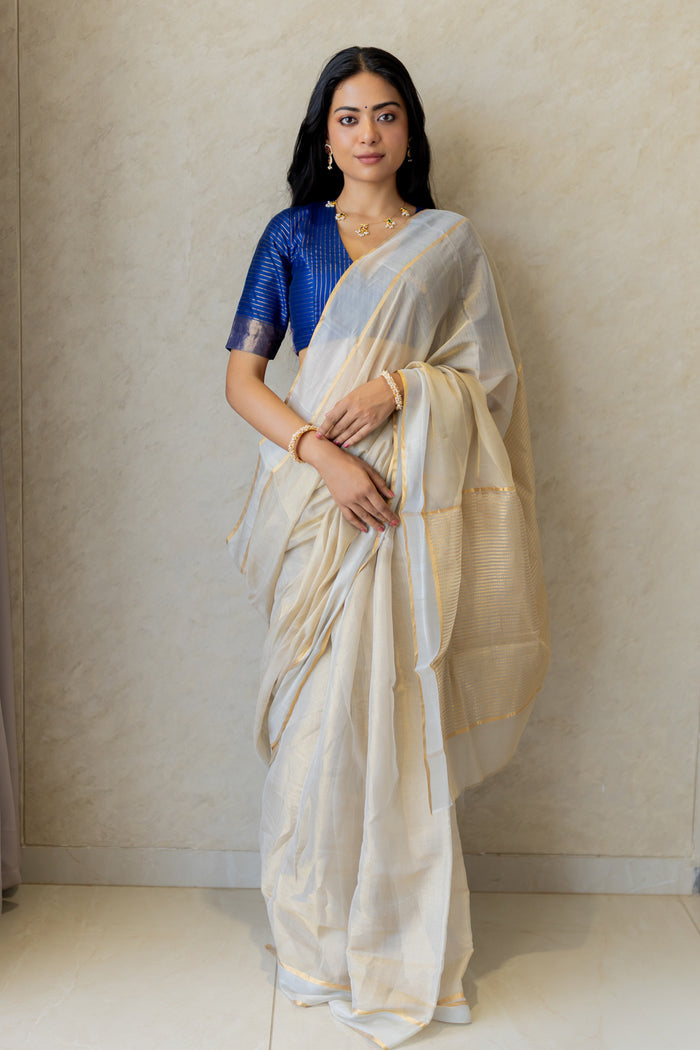 Chanderi Handwoven Saree
