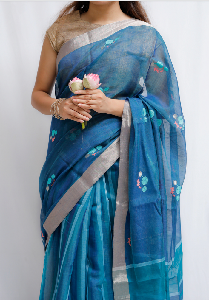 Chanderi Handwoven Saree