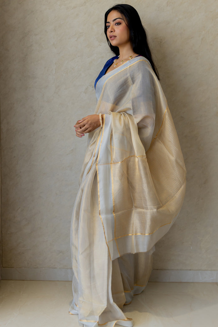 Chanderi Handwoven Saree