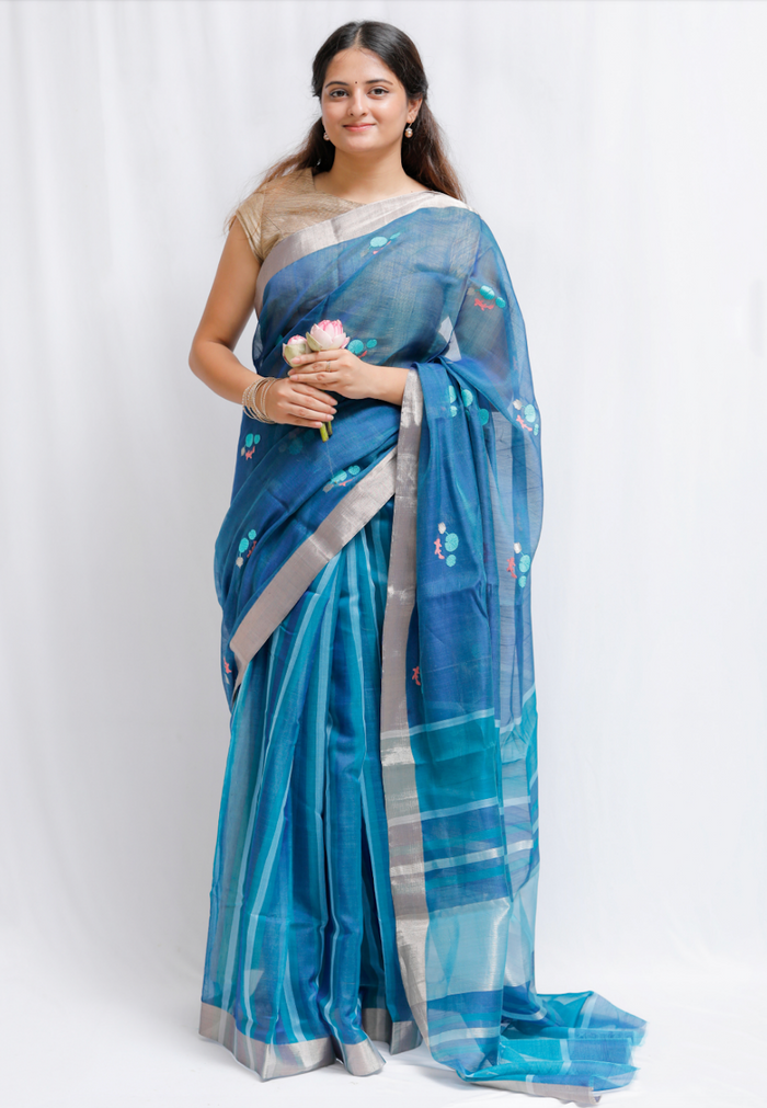 Chanderi Handwoven Saree