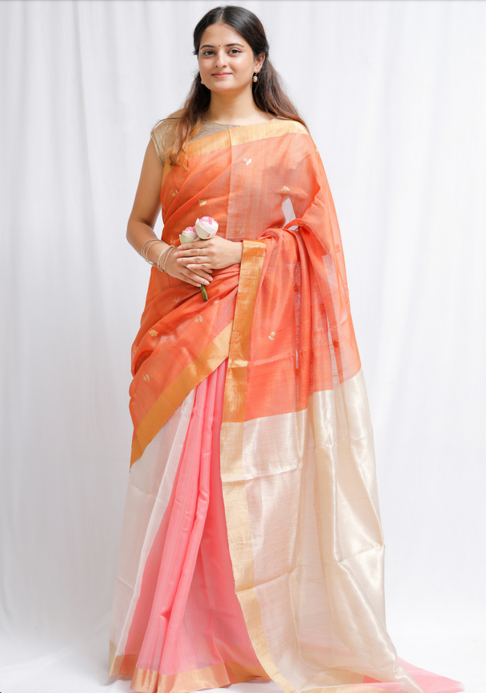 Chanderi Handwoven Saree