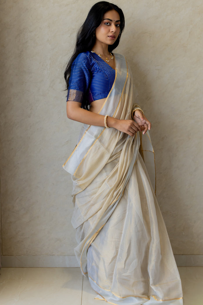Chanderi Handwoven Saree