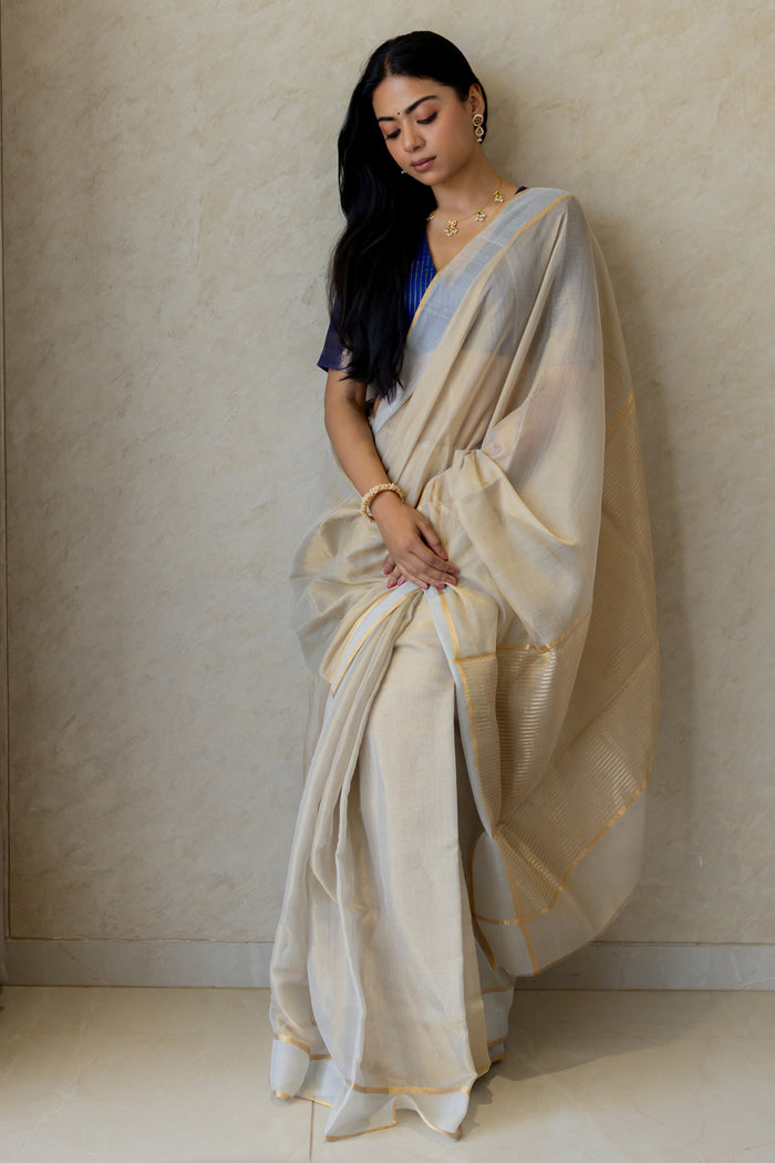 Chanderi Handwoven Saree